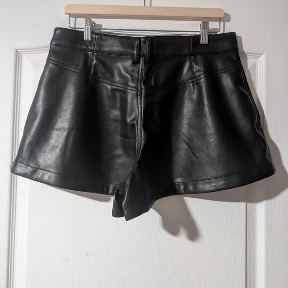 FP We The Free | Free Reign Faux Leather Short In Black - Picture 5 of 12